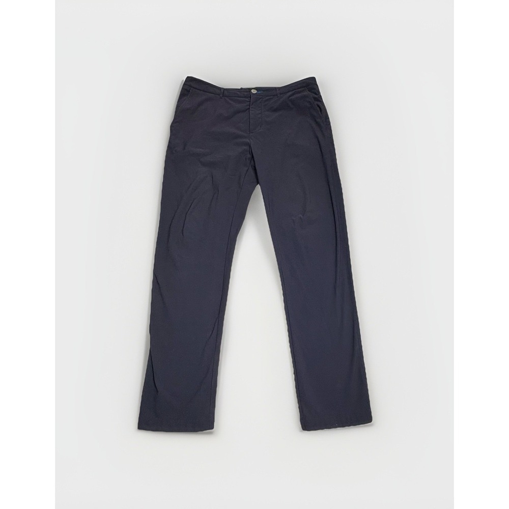 Twillory Pants Men 32x30 Navy Blue Performance Trim Fit Chino Stretch Straight - Picture 2 of 8